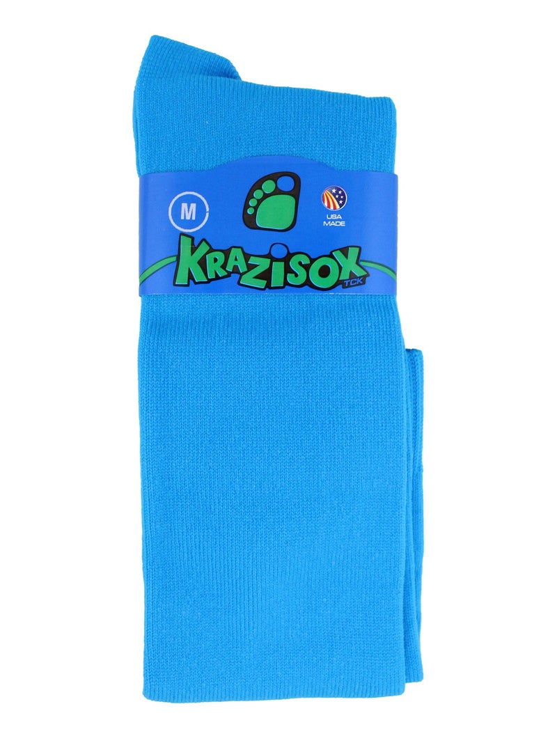 TCK Krazisox Neon Over the Calf (Electric Blue, Small) - Image 2